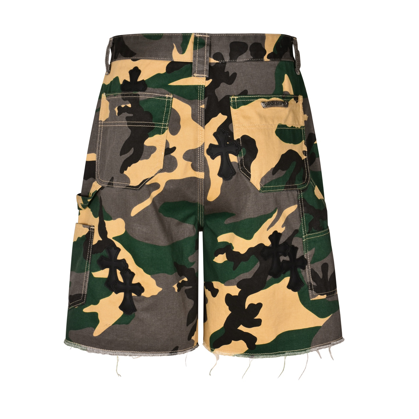 Cross camouflage shorts