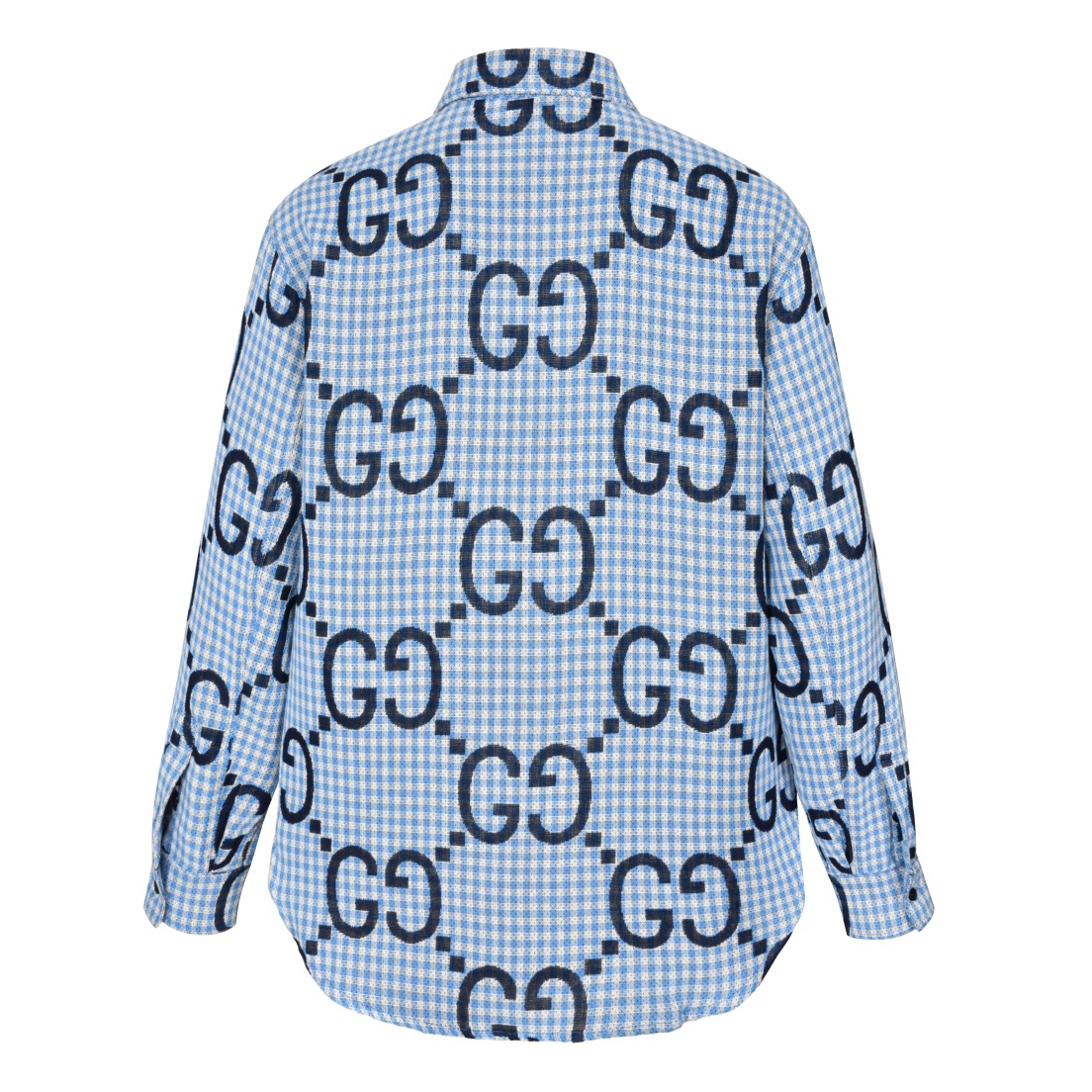 Red checkered print shirt