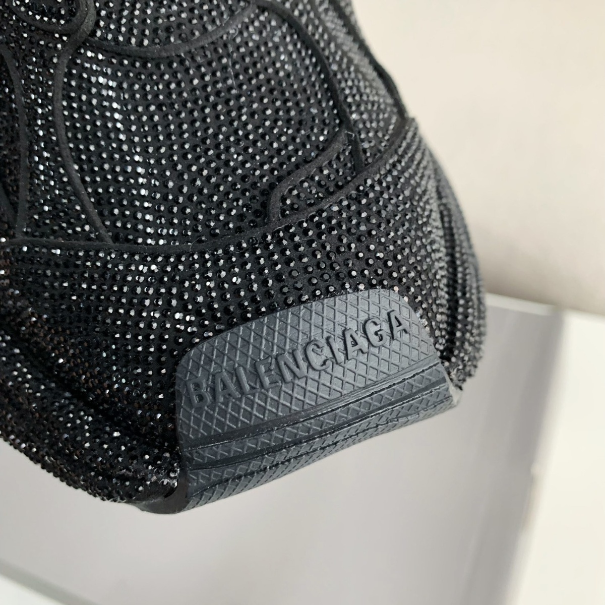 Triple Rhinestone Men's Sneakers