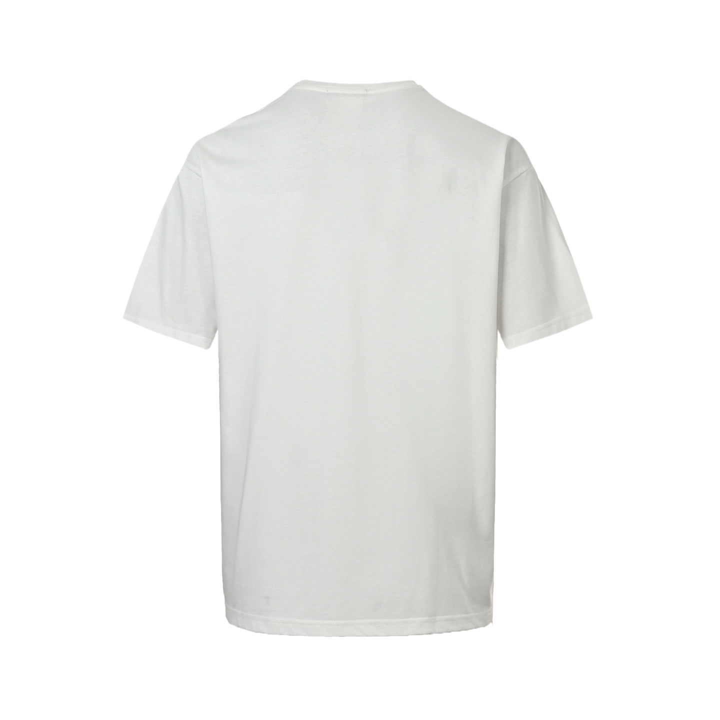 Flocked lettering T-shirt