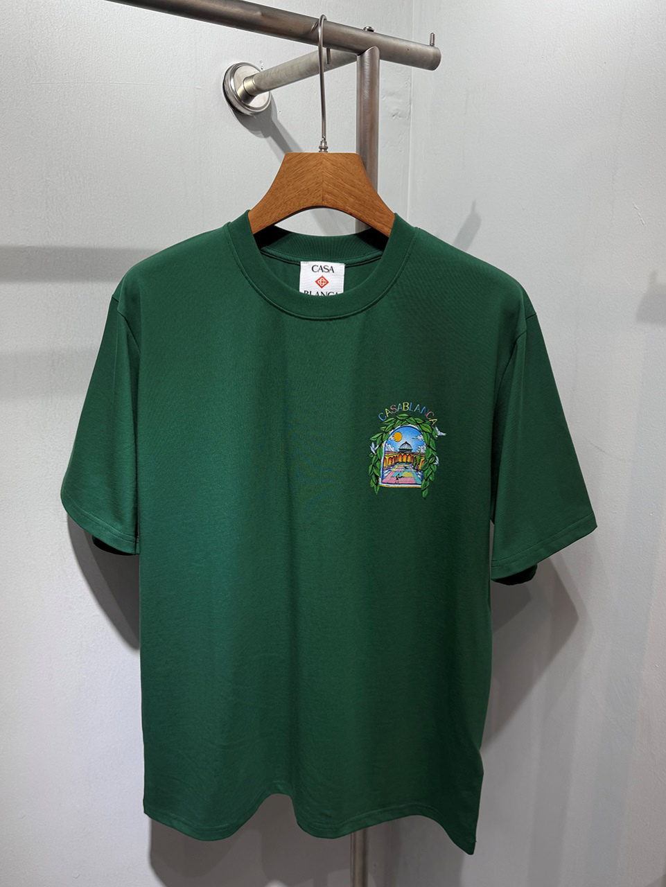 Casablanca Digital printed round neck T-shirt