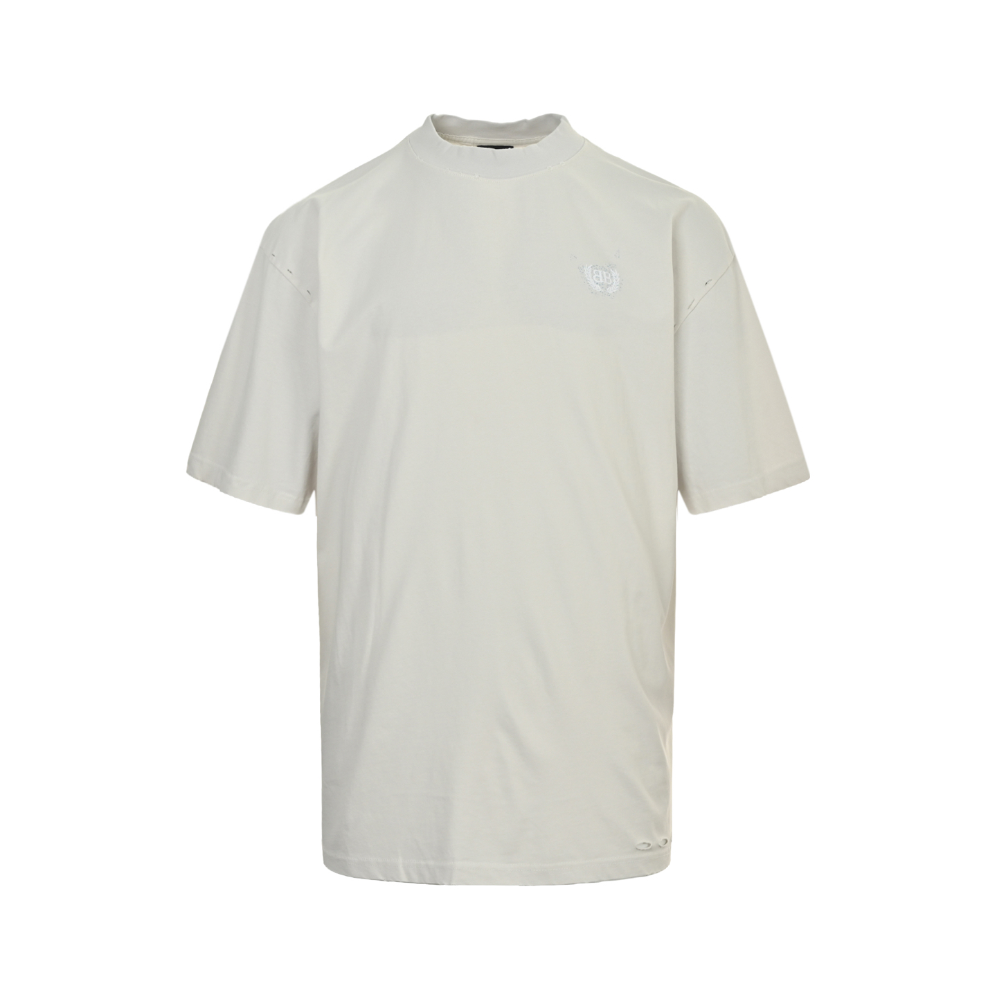 Glitter wheat print T-shirt