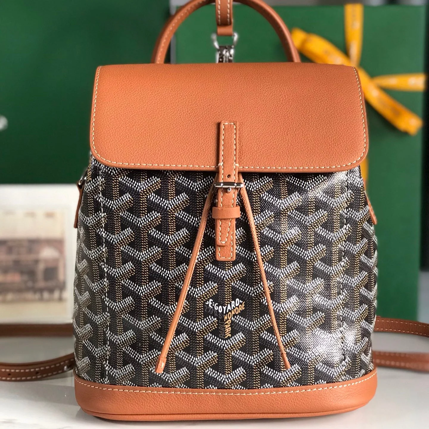 Orange Mini Backpack