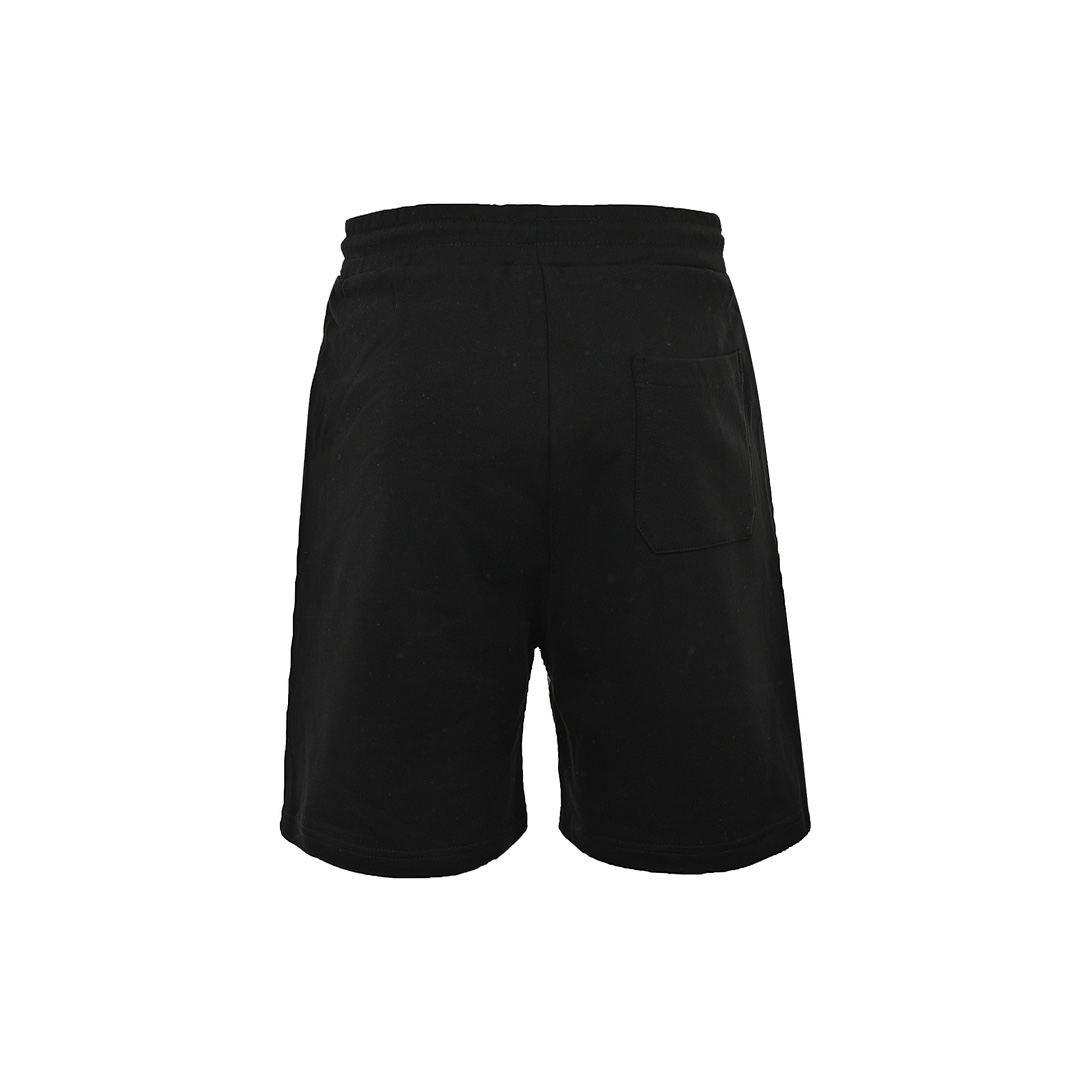 Gothic letter print shorts