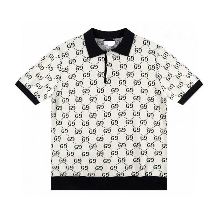 Letter full print polo