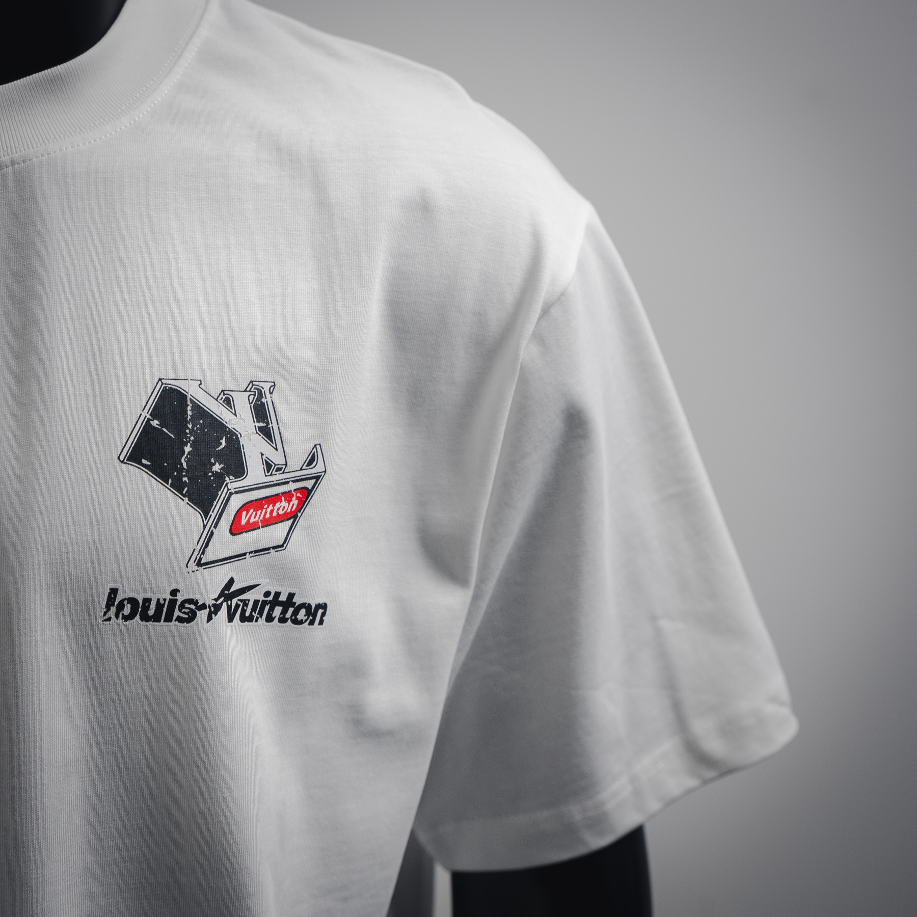 Cutout War Horse Appliqué T-Shirt