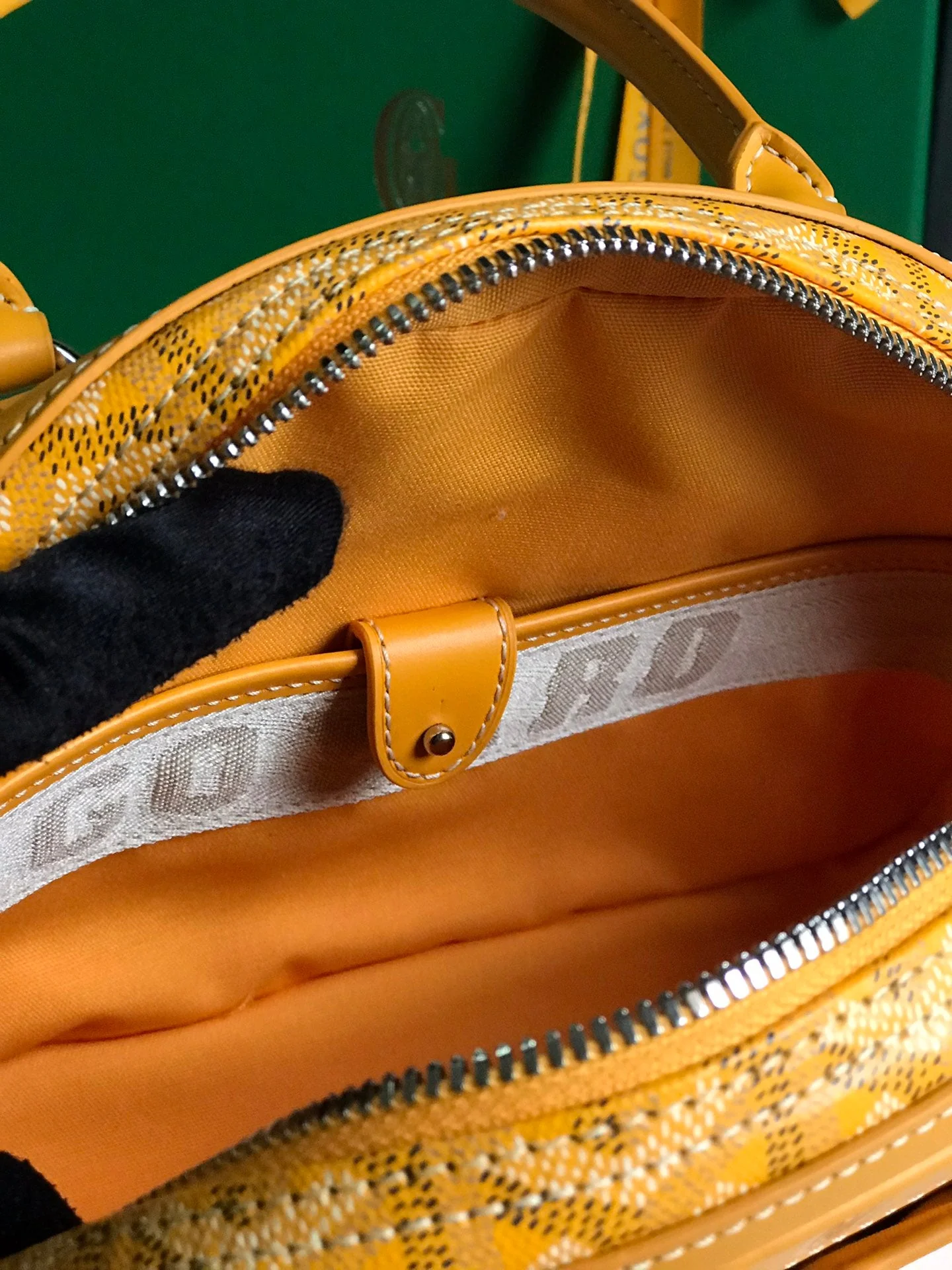 Yellow Canvas Mini Bag