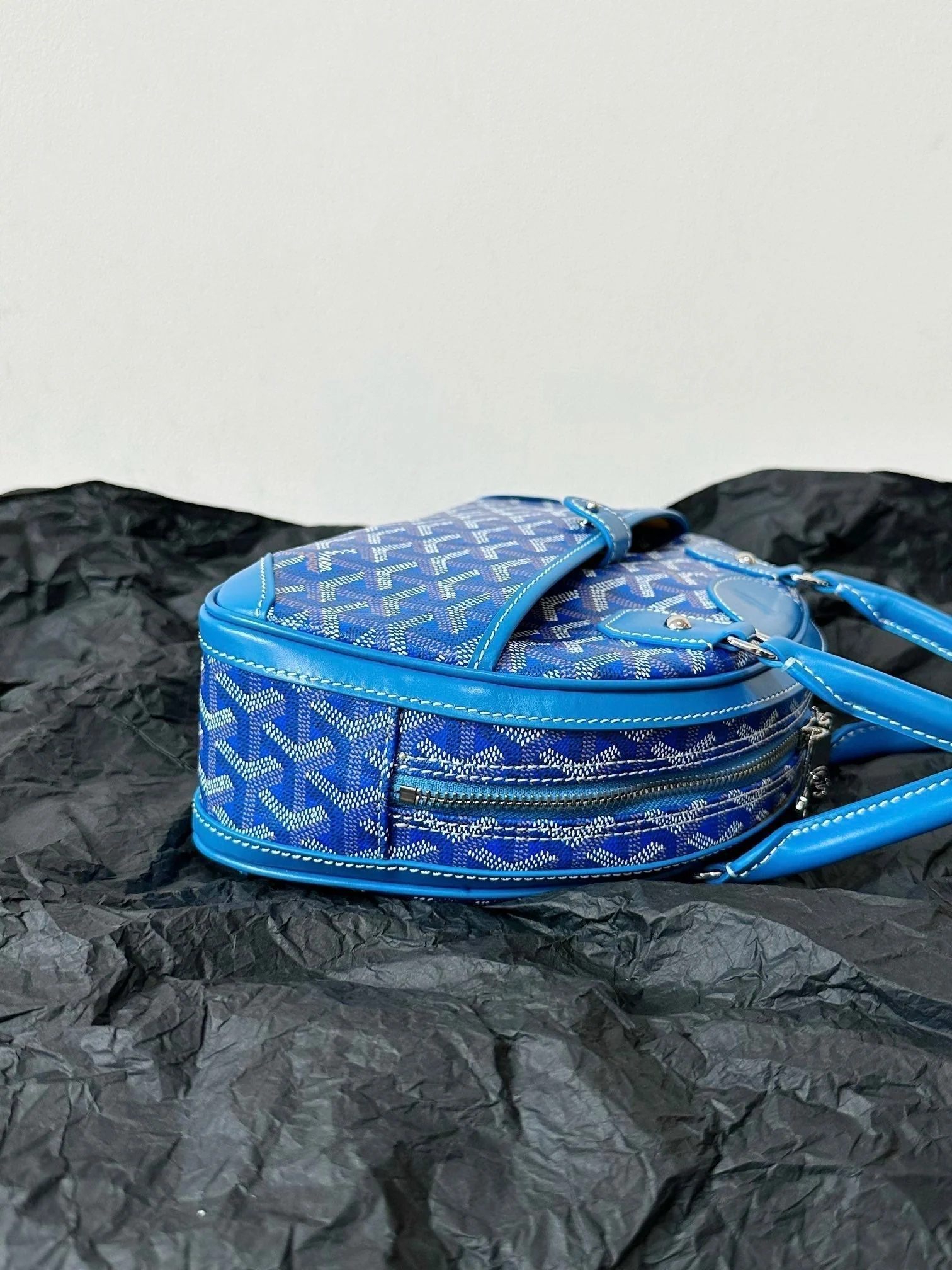 Small Blue Canvas Bowling Ball