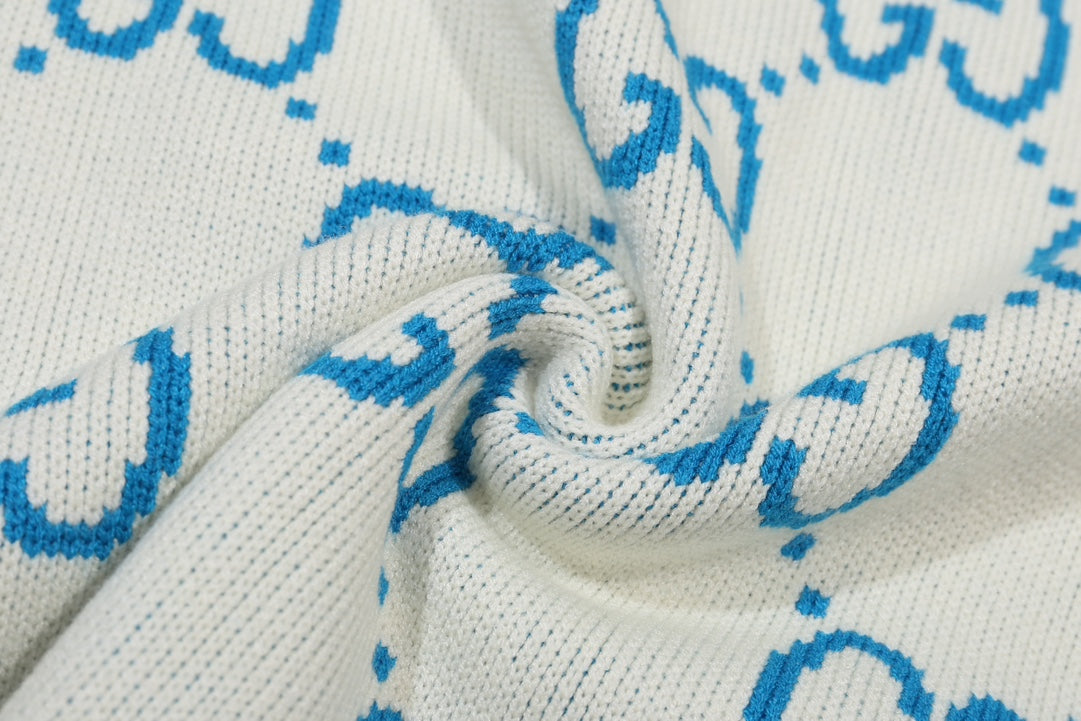 New Alphabet Jacquard Crew-Neck Sweater