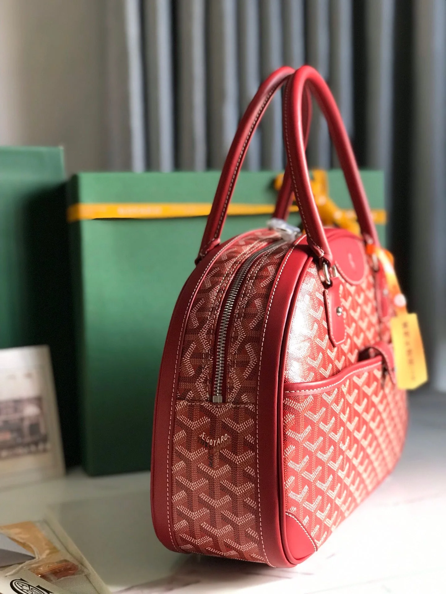 Red Calfskin Handbag