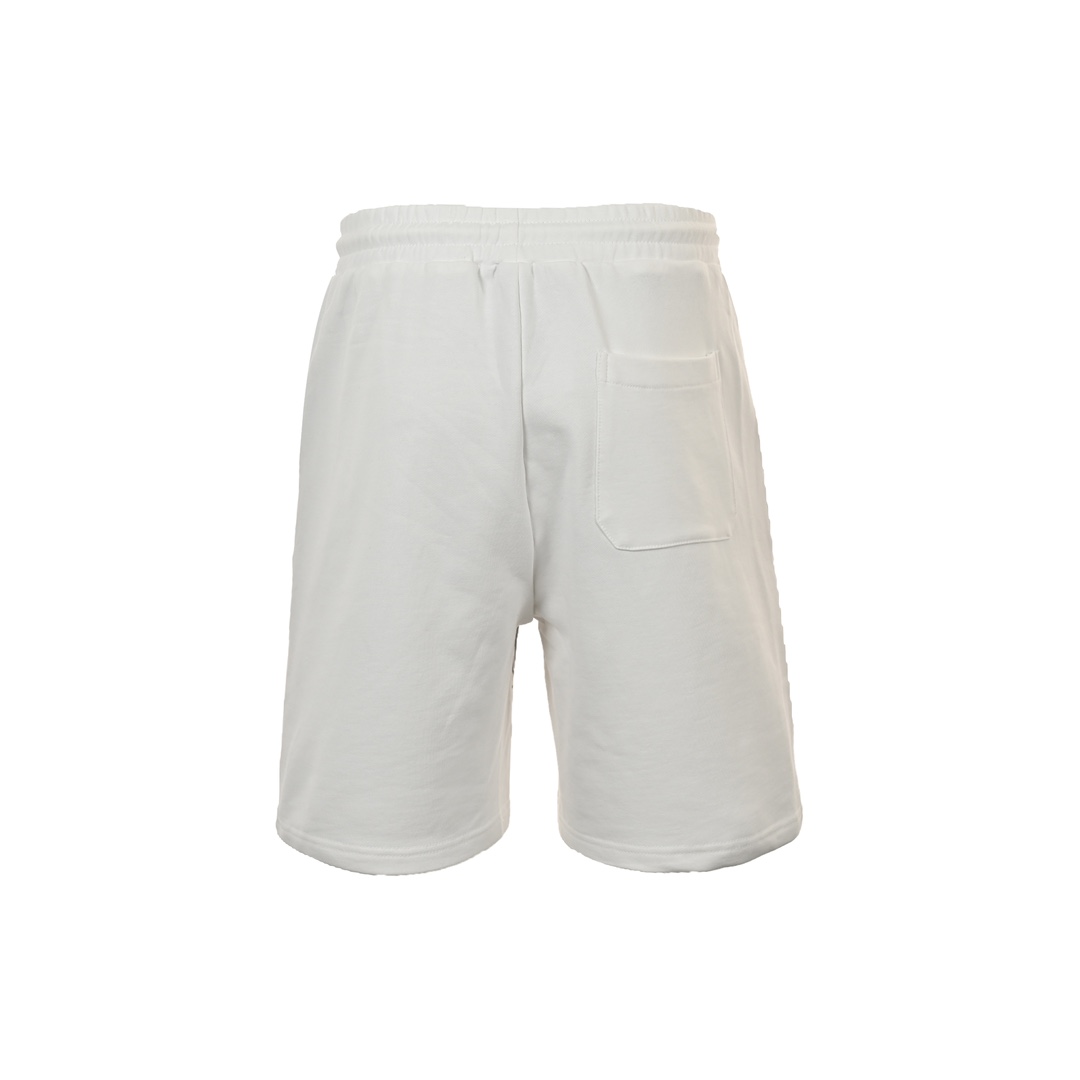 Gothic letter print shorts