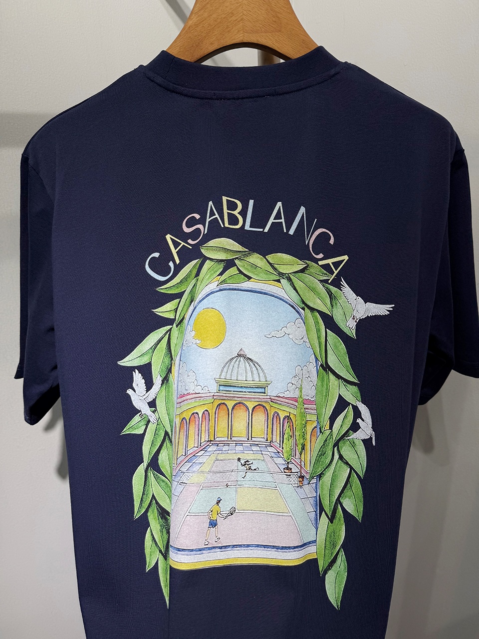 Casablanca Digital printed round neck T-shirt