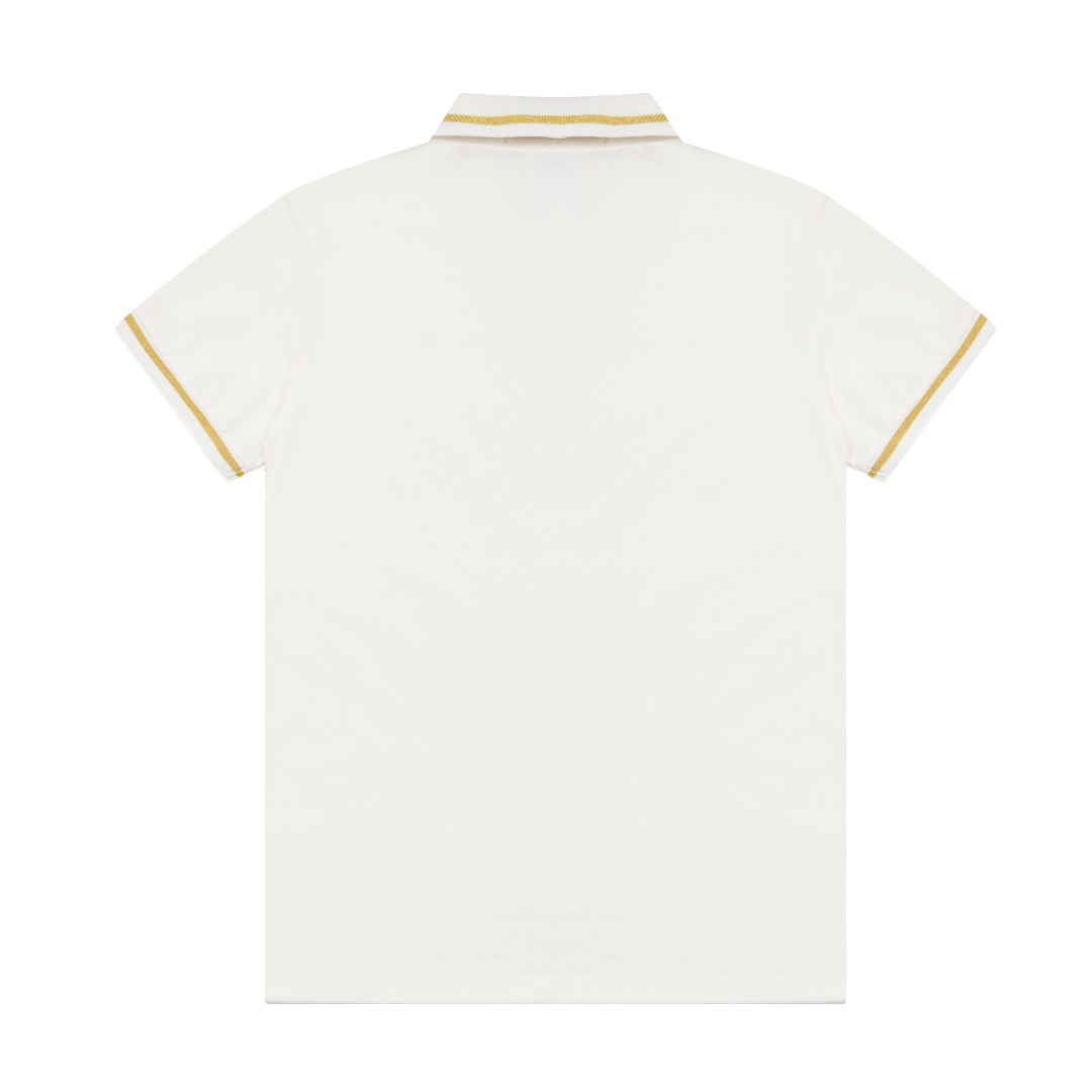 Gold Embroidery Polo Shirt