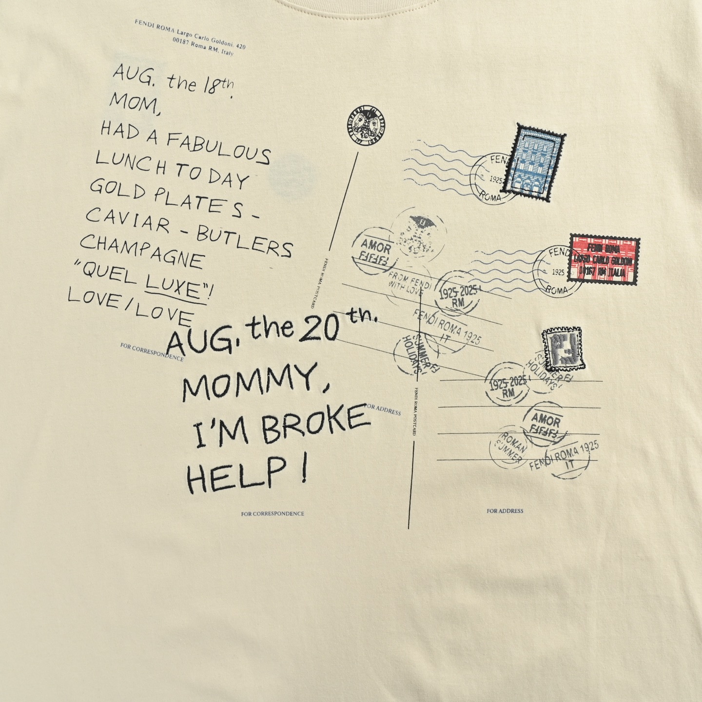 Stamped Chinese T-shirt