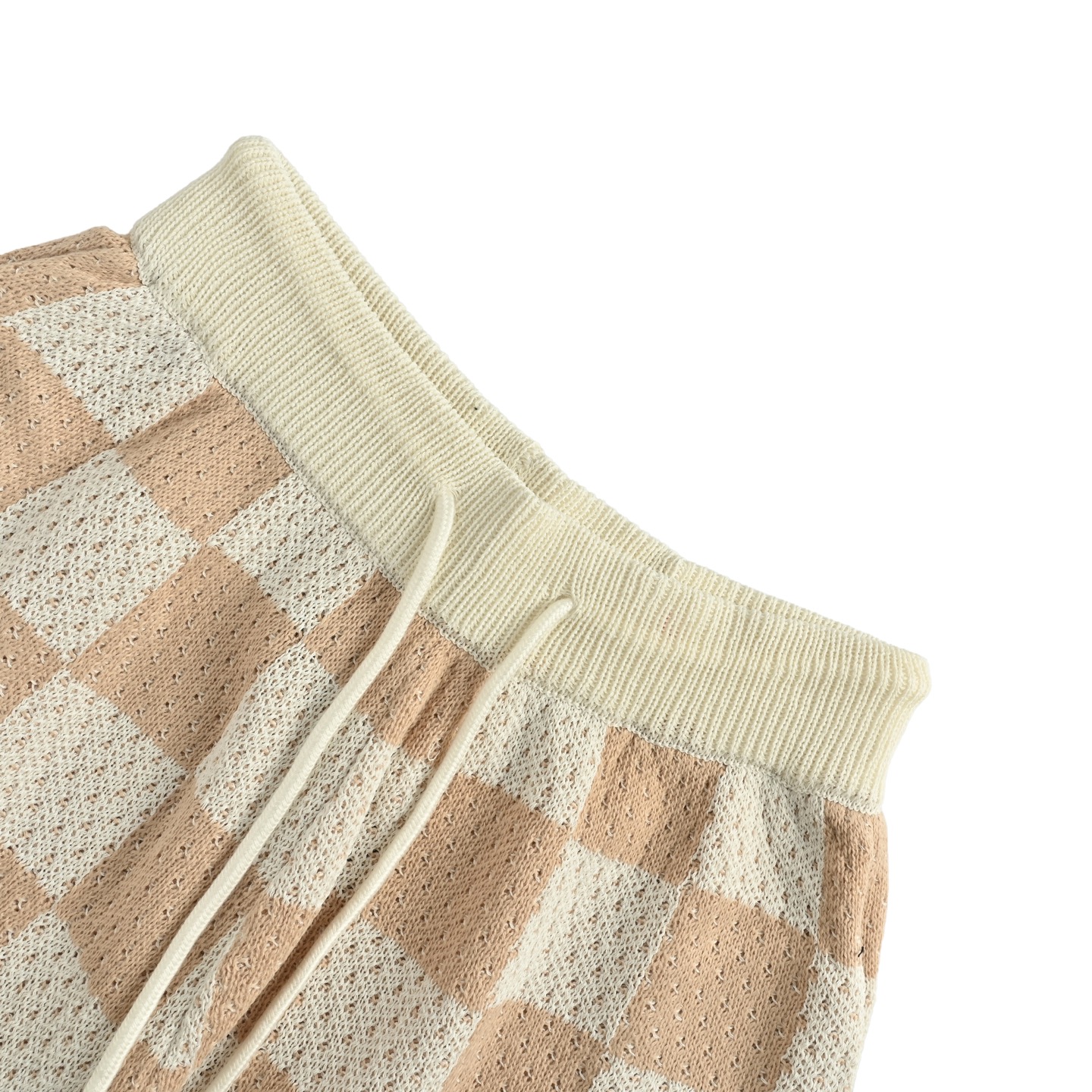 25SS Checkered Knit Shorts