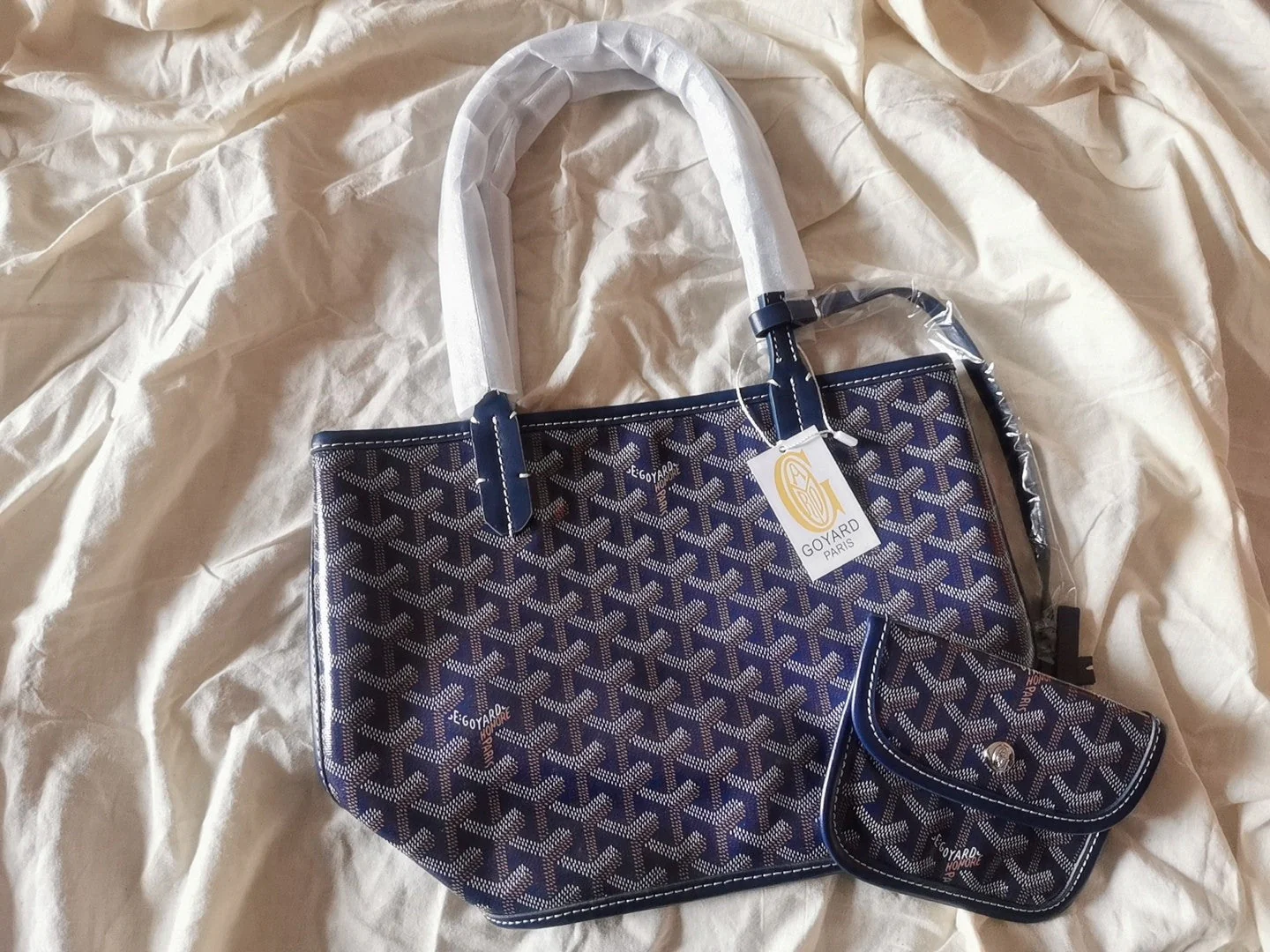 Mini 38CM Blue Canvas Bag
