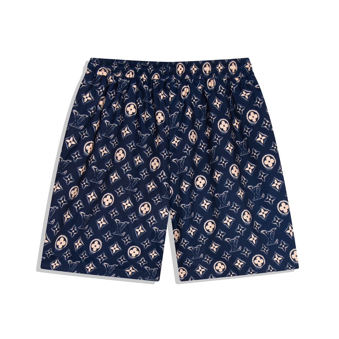 Full-print casual beach shorts