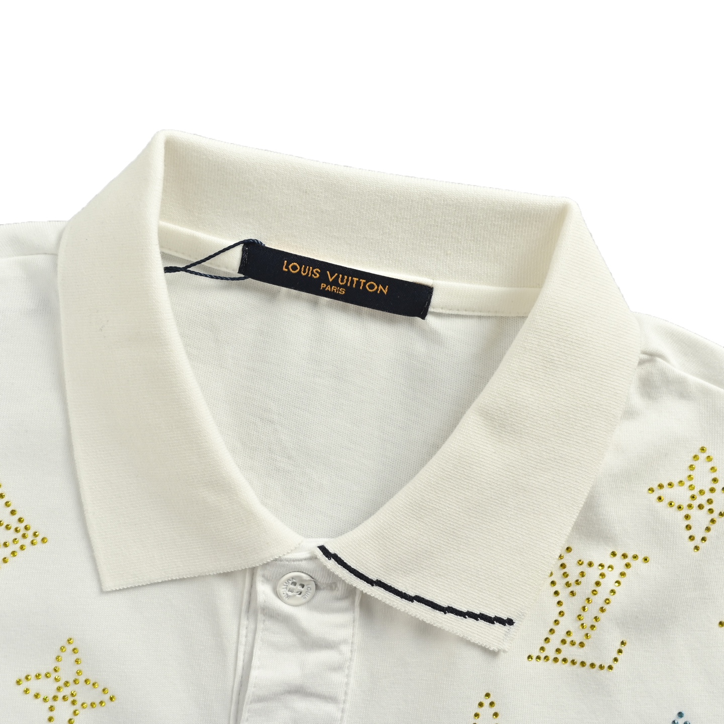 New Cotton Rhinestone POLO