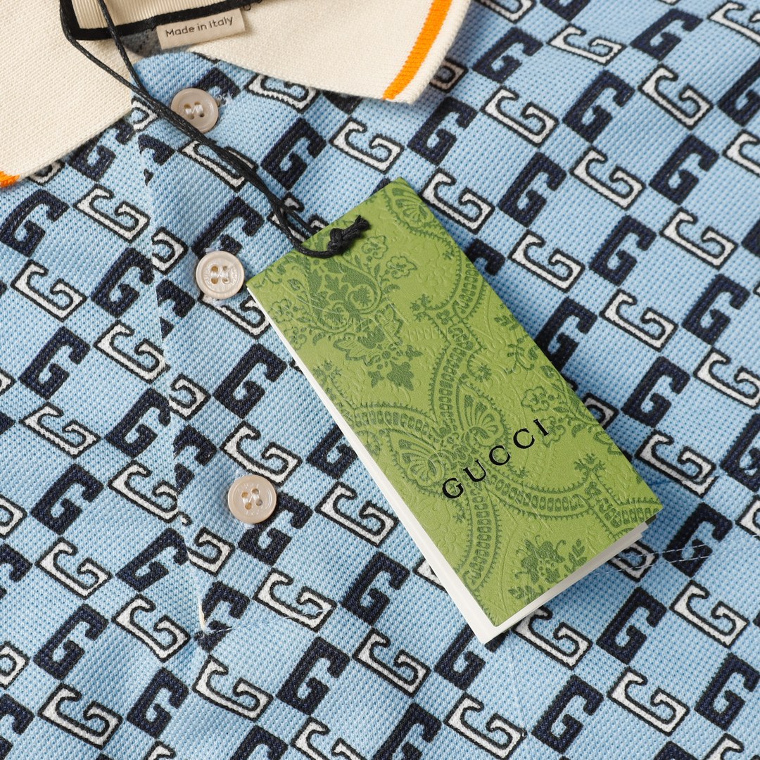 Piqué Fabric Printed Letter Polo