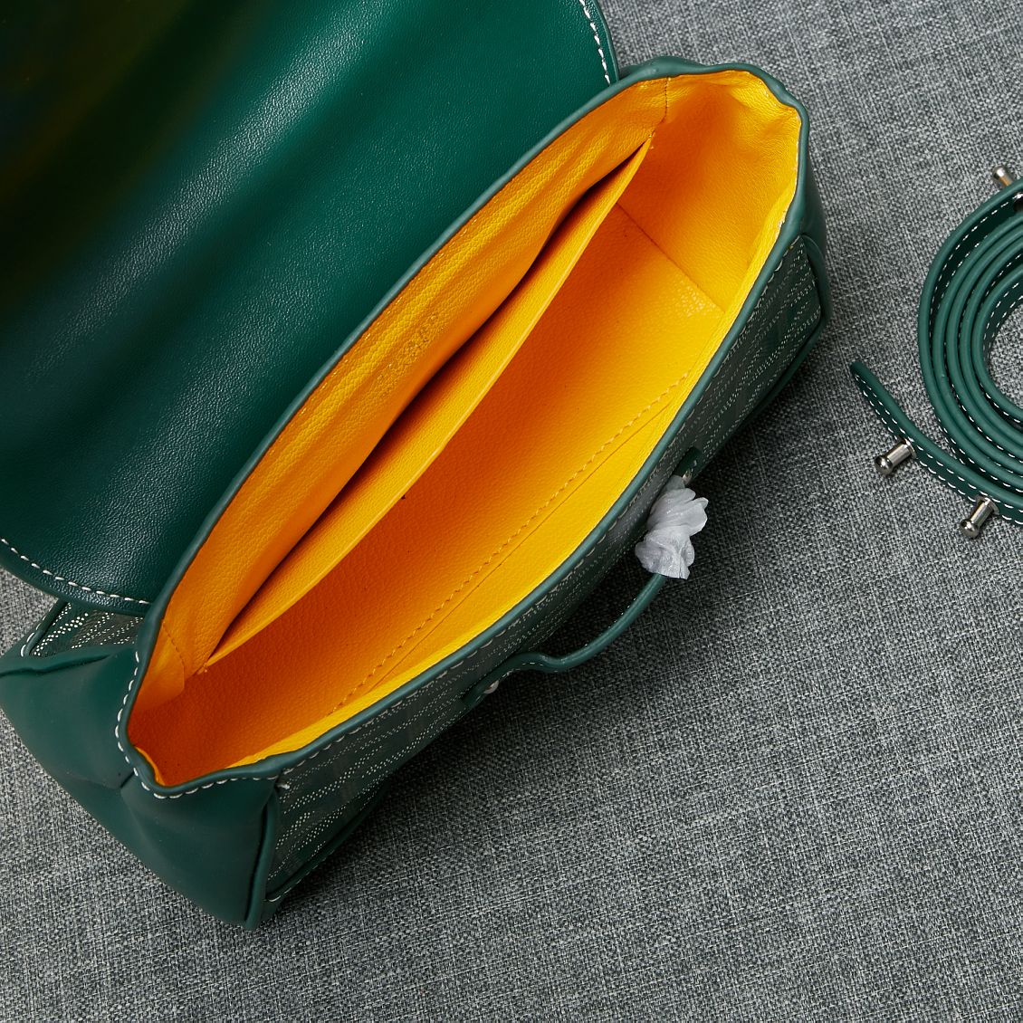 Mini Bag Green Canvas