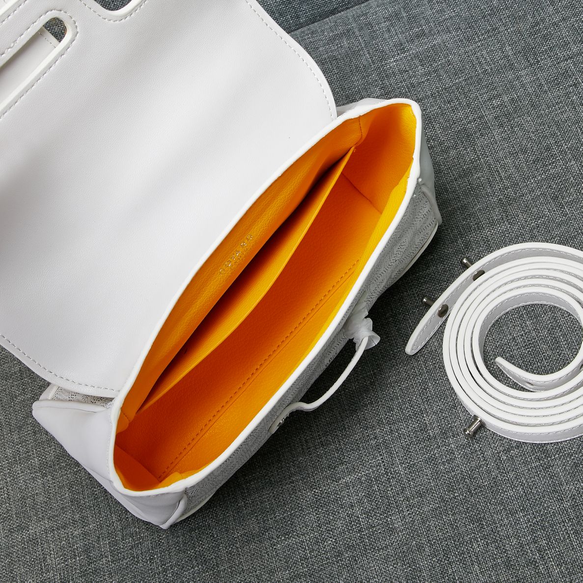 Soft Mini Bag White Canvas