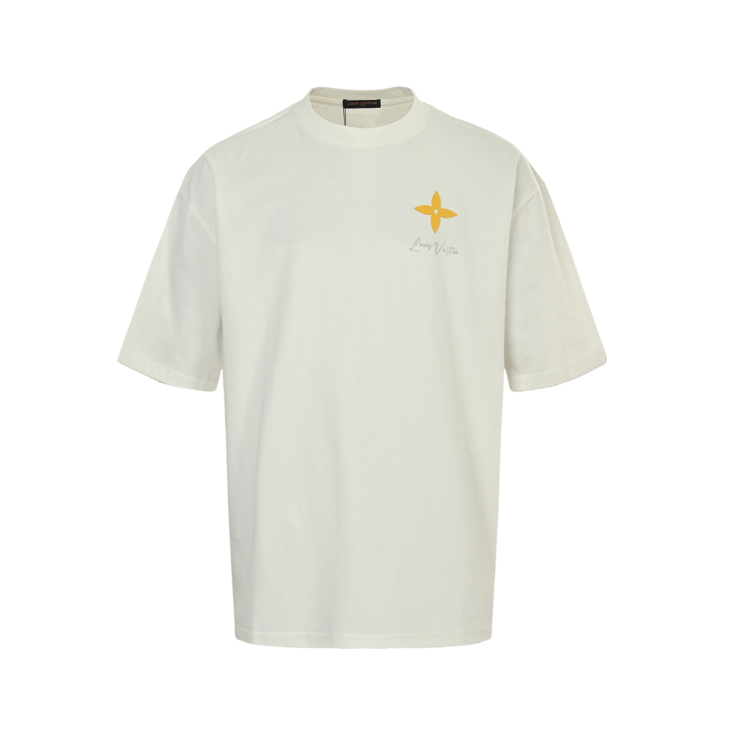 25ss Yellow Cross Short Sleeve T-Shirt