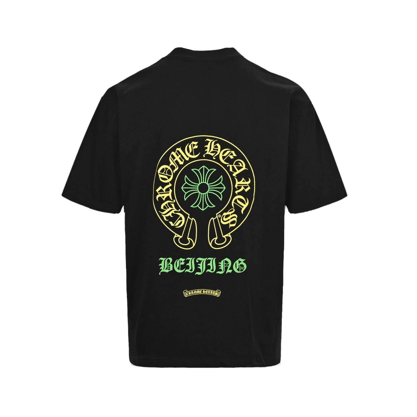 Cross print short-sleeved T-shirt