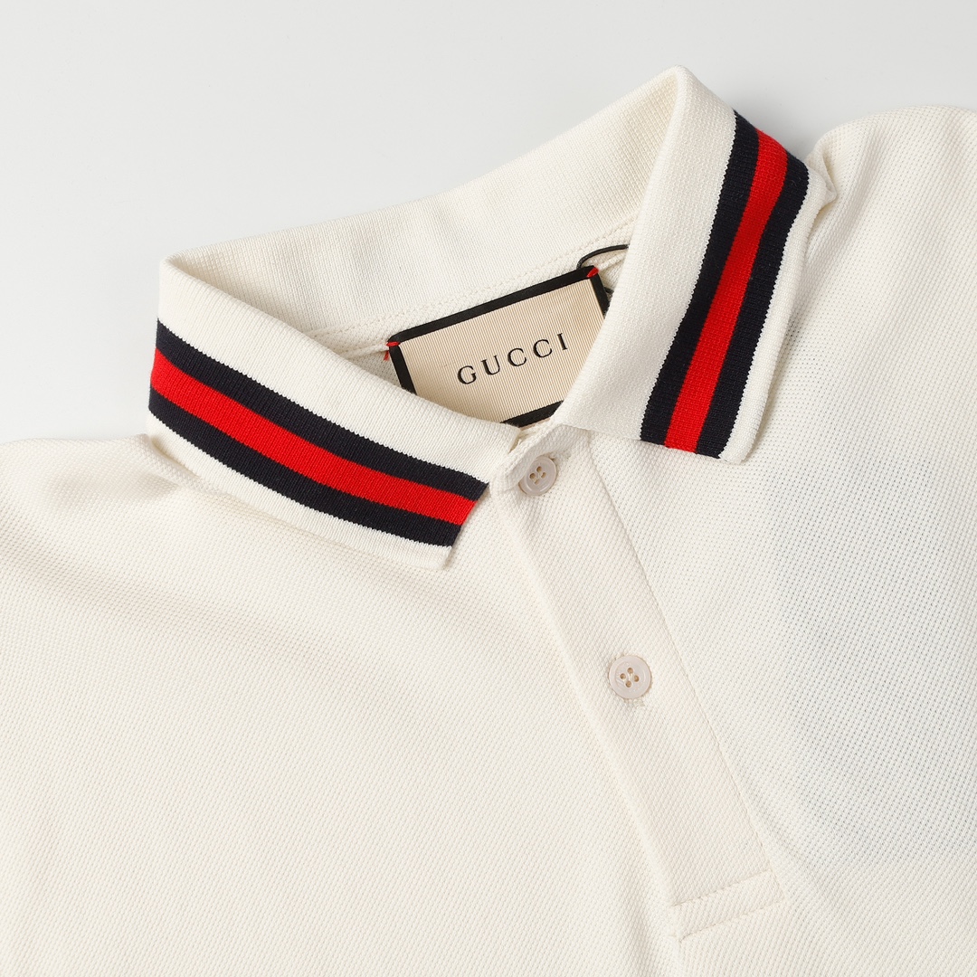 Pocket Embroidered Short-Sleeved Polo Shirt