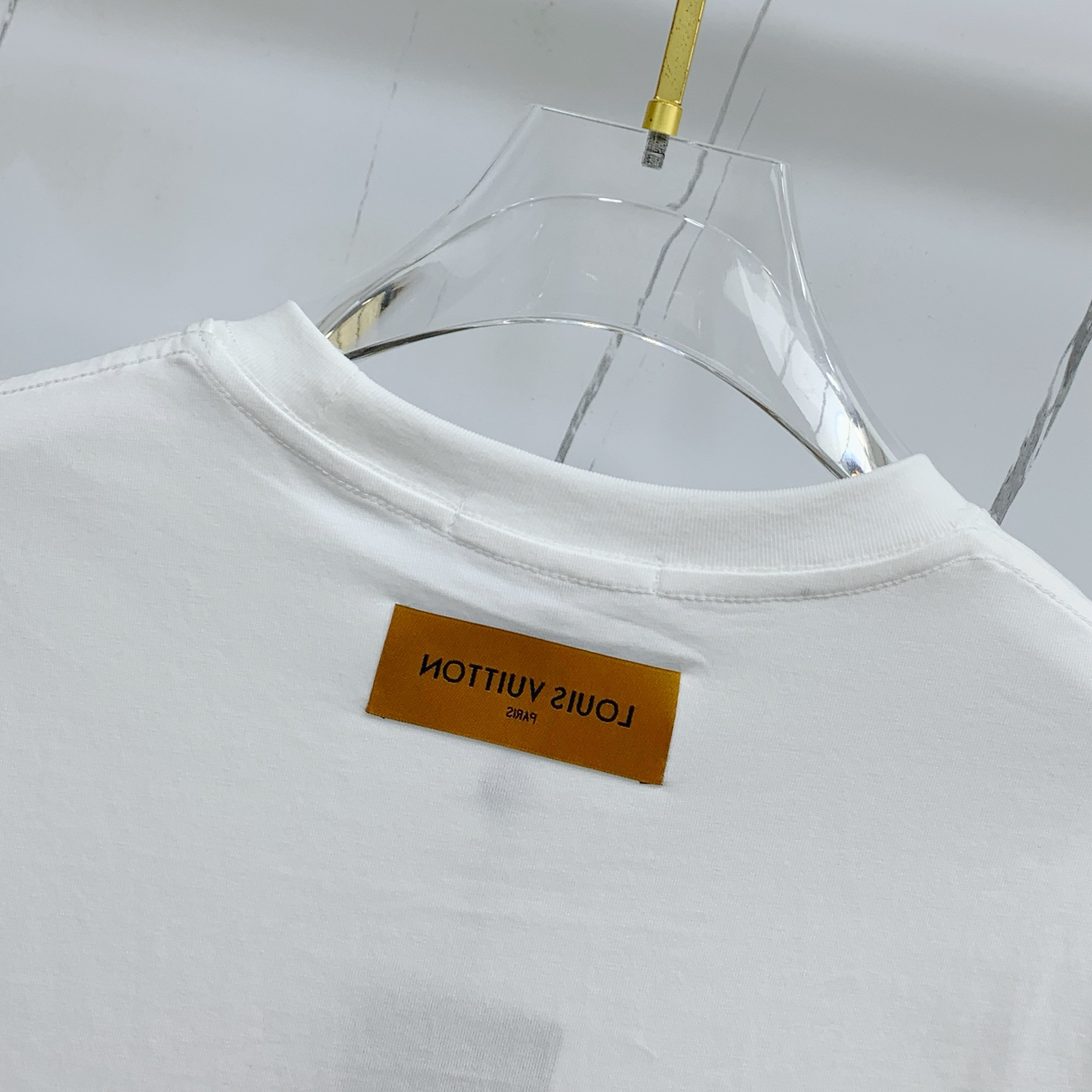 embroidered pattern cotton T-shirt