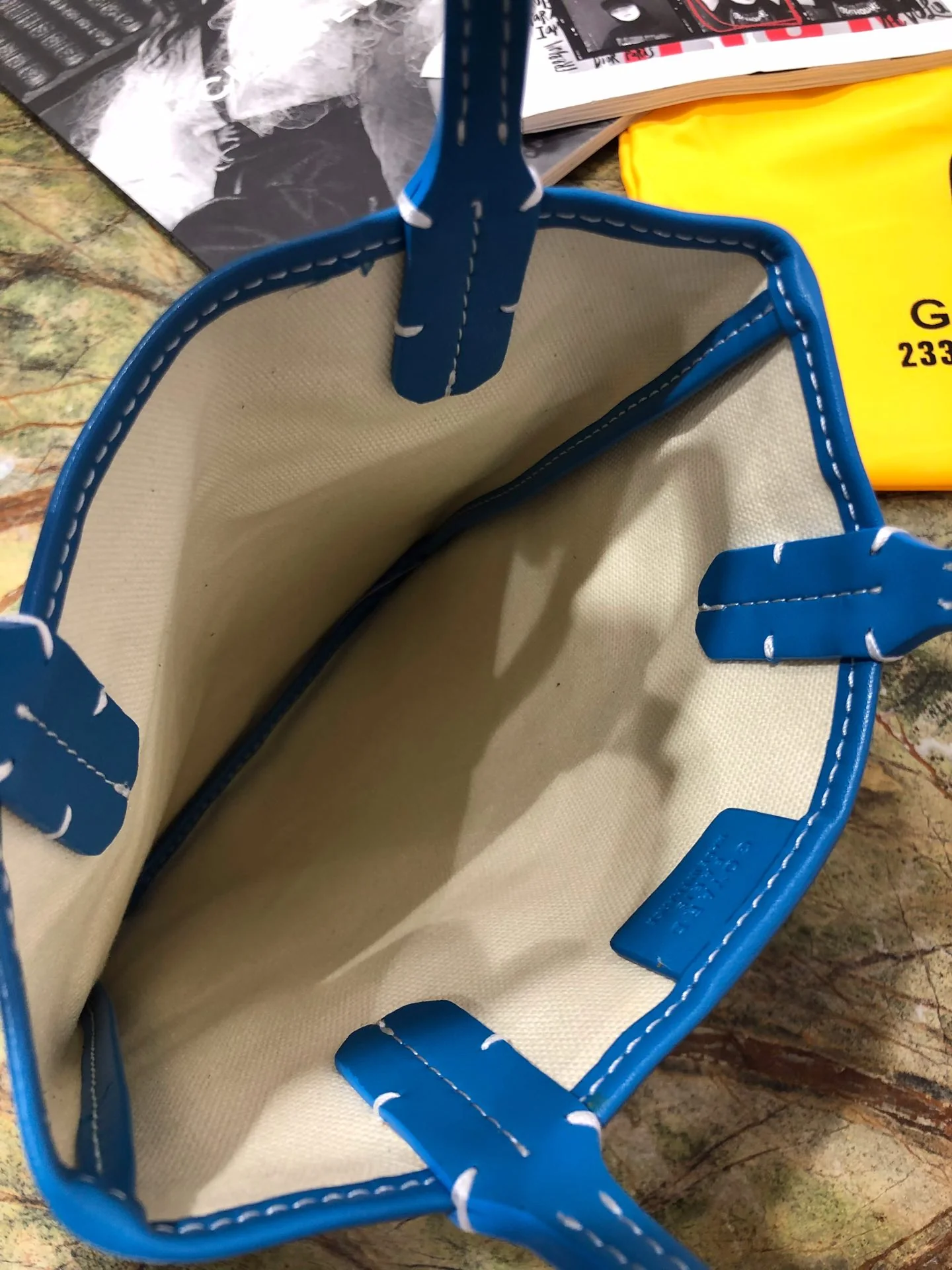 Shopping Bag 22cm Blue