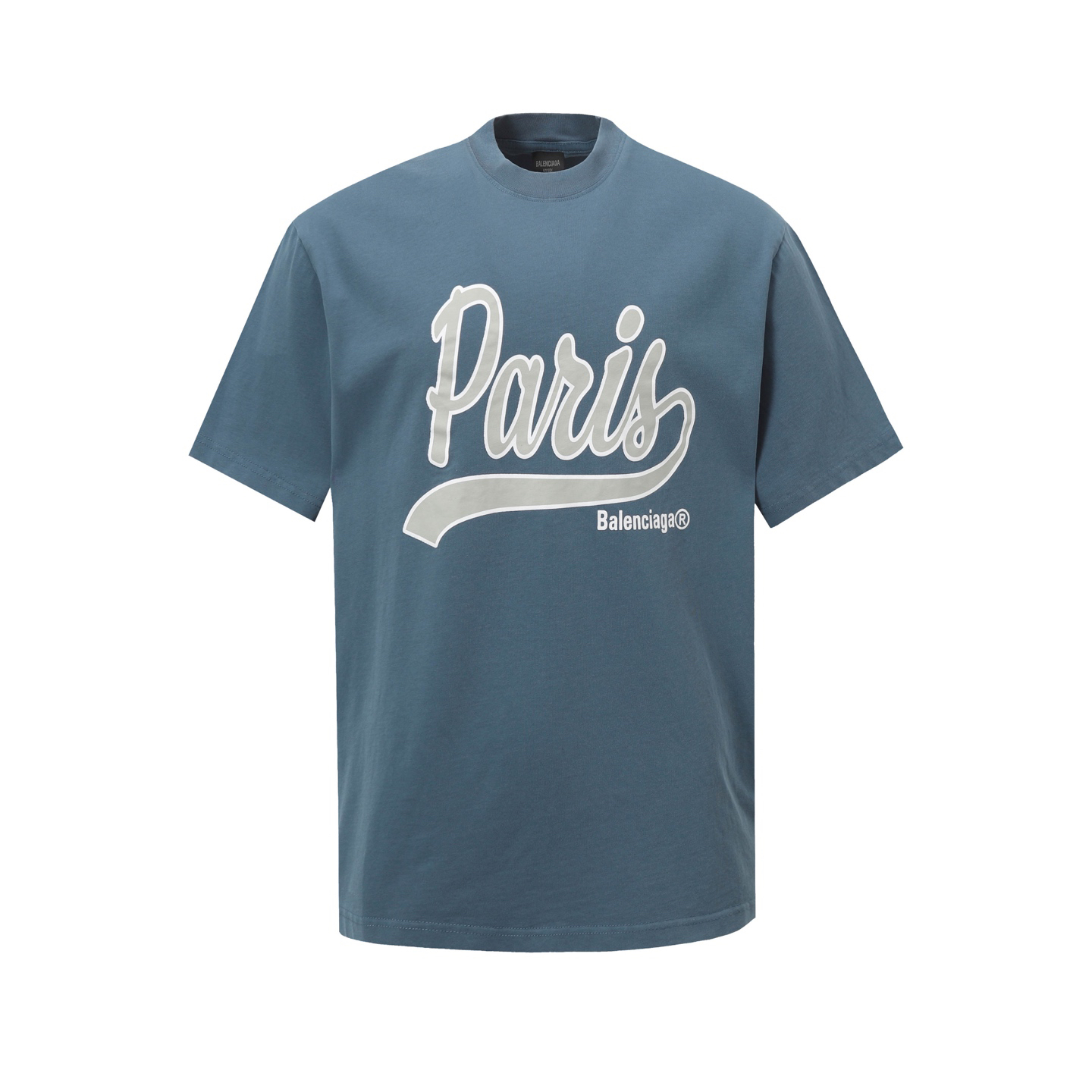 Washed T-shirt with lettering print