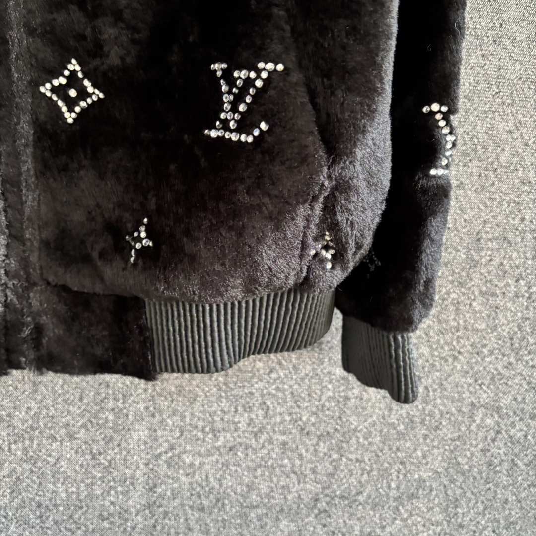 Men's Blended Plush Hooded Jacket