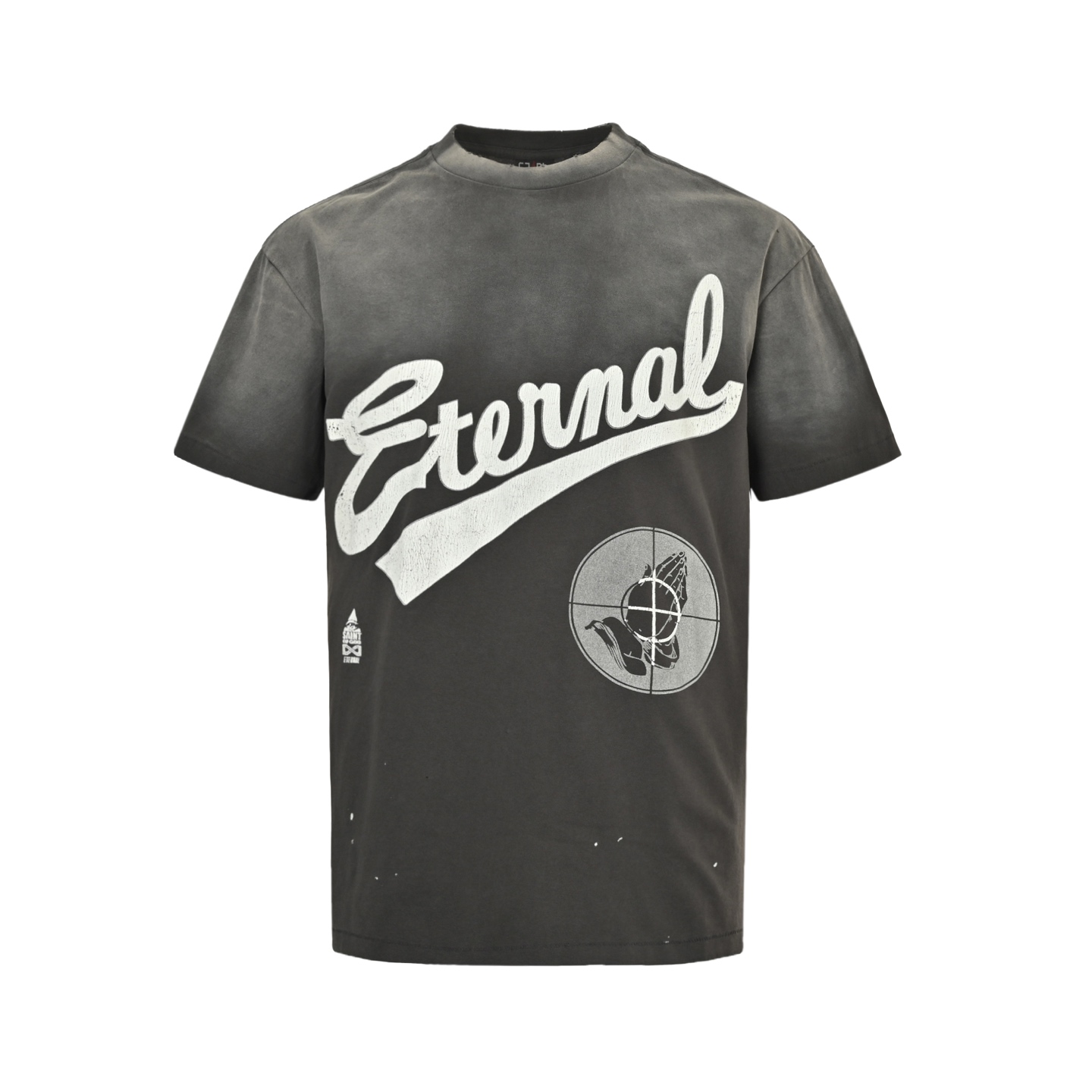 25ss Prayer Heart Print Short Sleeve T-Shirt