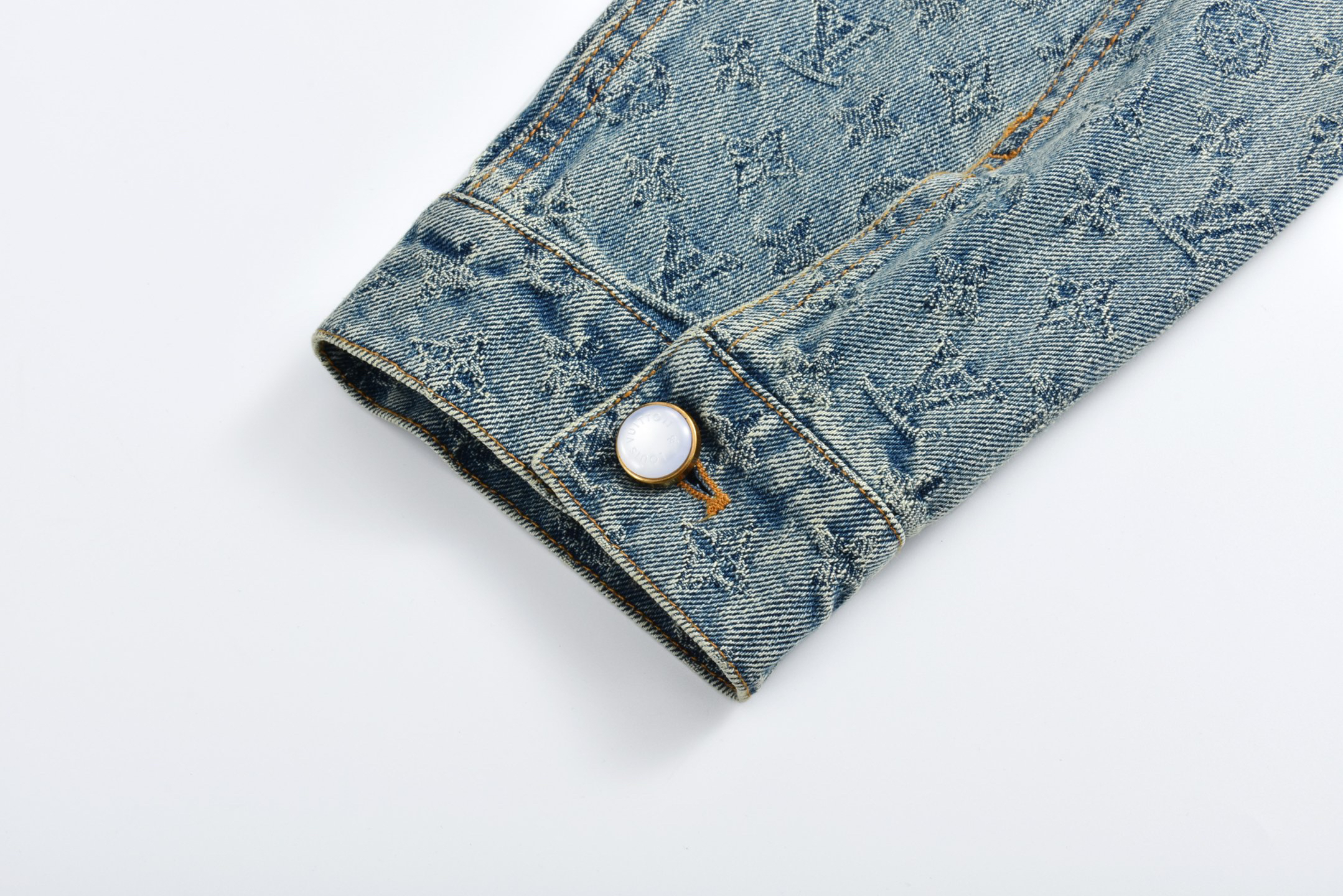 New Jacquard Denim Long Sleeve Jacket