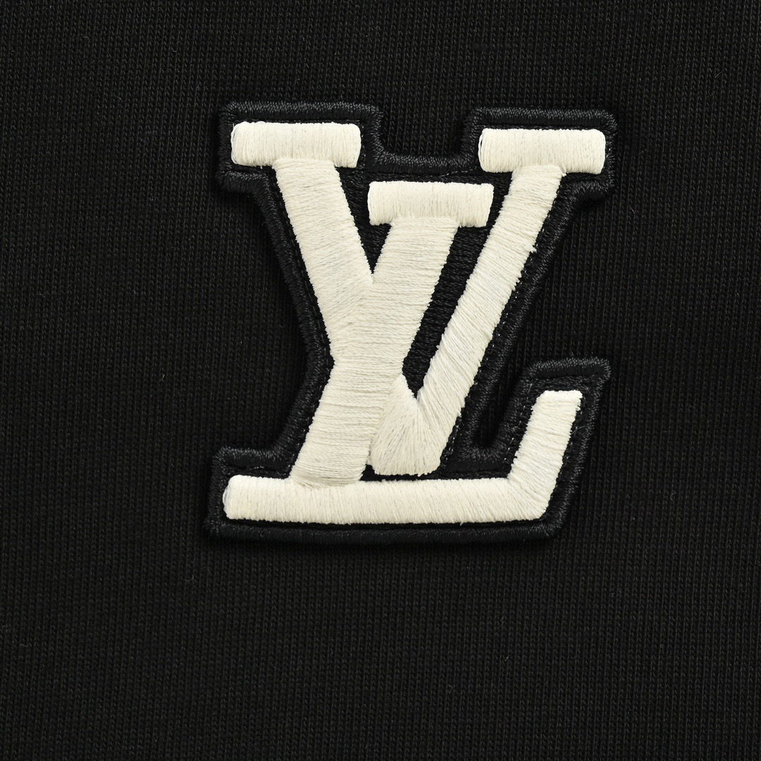 24SS Chest Embroidered Letter T-Shirt