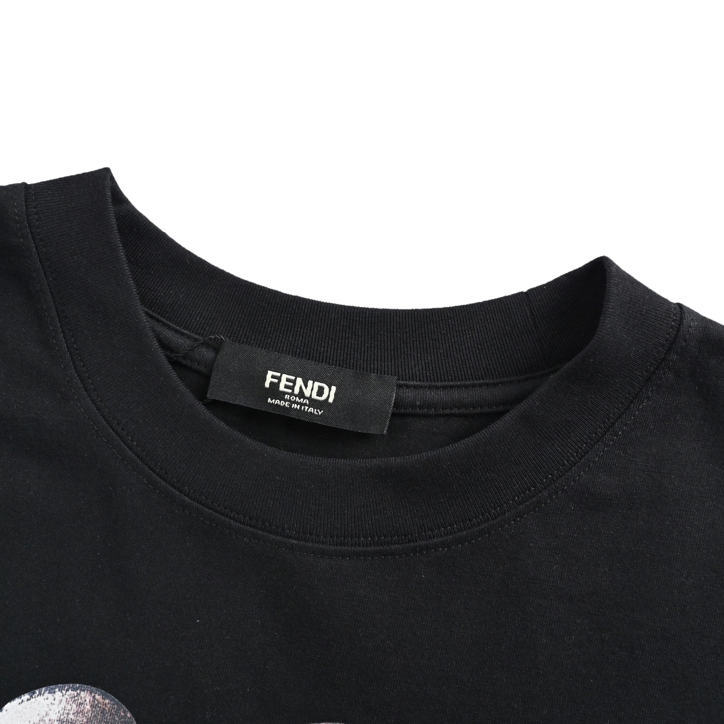 25SS Hand-Drawn Cartoon Character Print T-Shirt