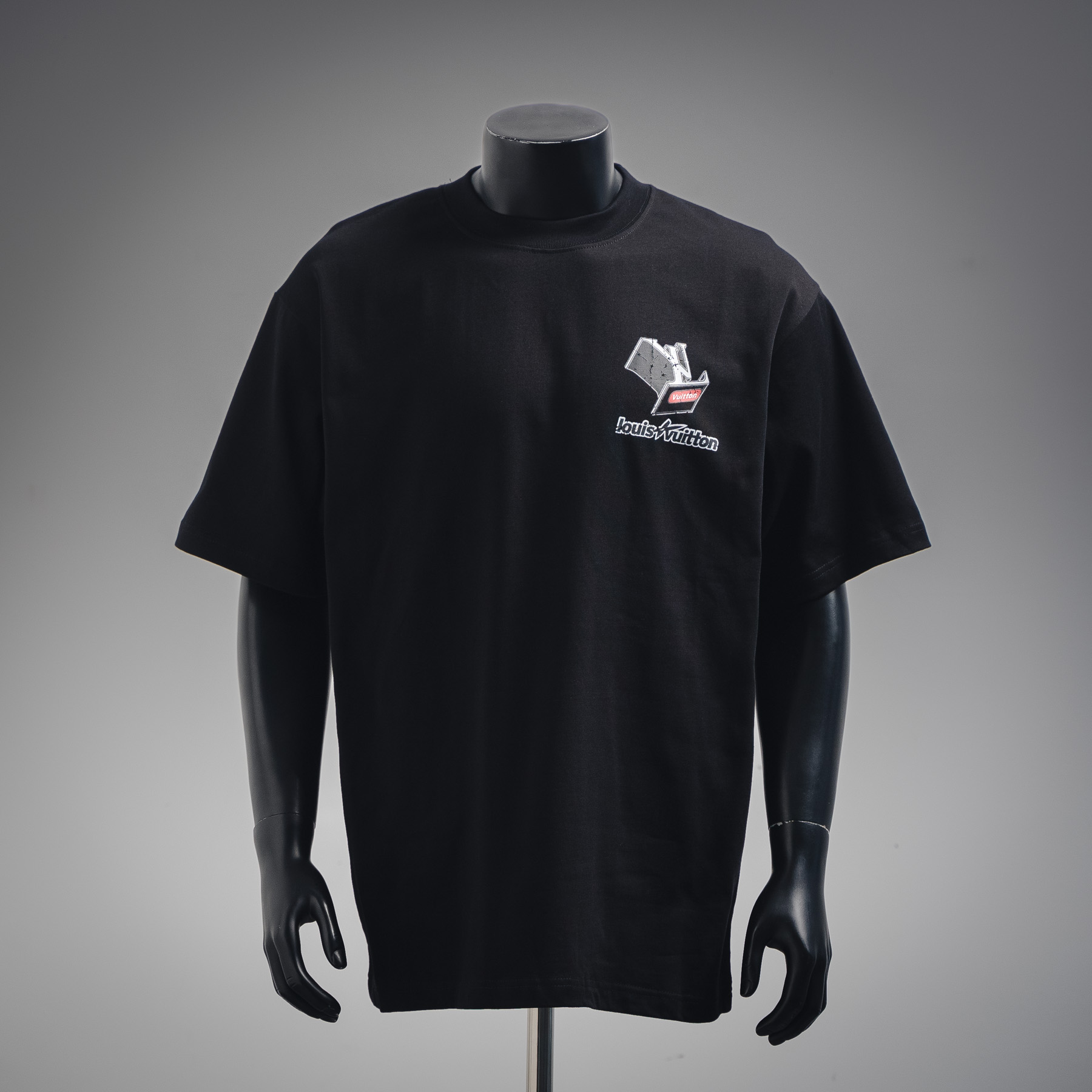 Cutout War Horse Appliqué T-Shirt