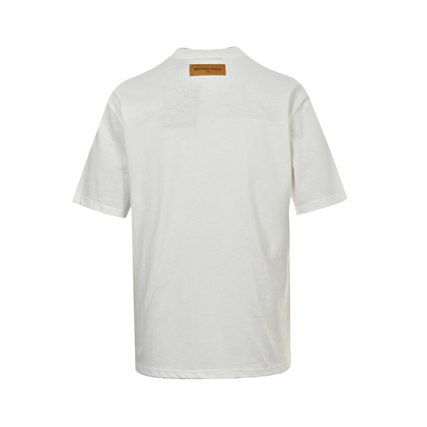 Line pocket embroidery T-shirt