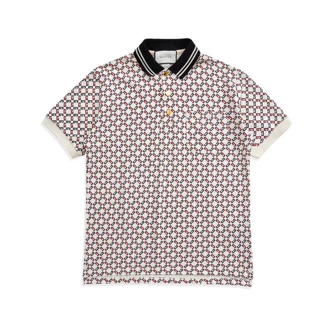 Turn-down collar polo shirt