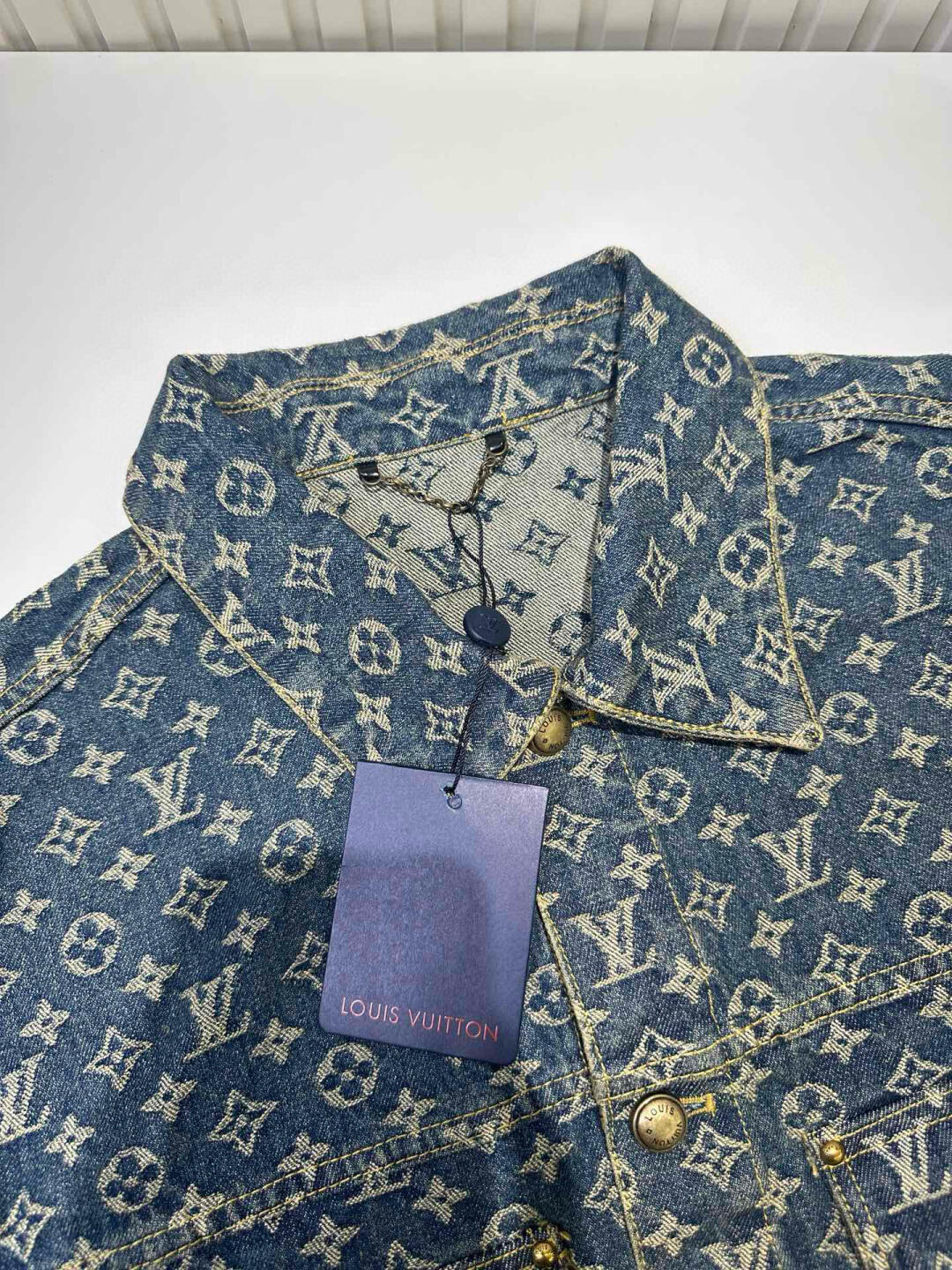 Denim Jacket With Monogram