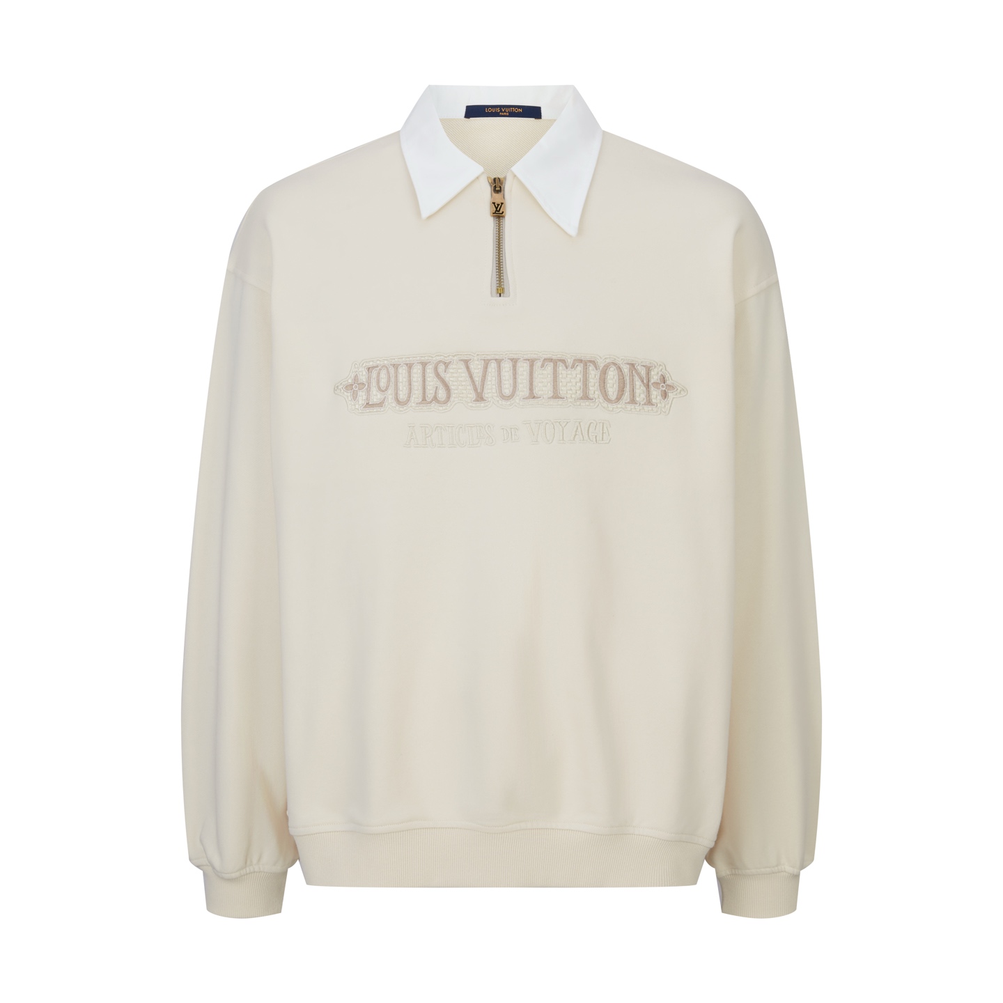 Embroidered Half-Zip Sweatshirt