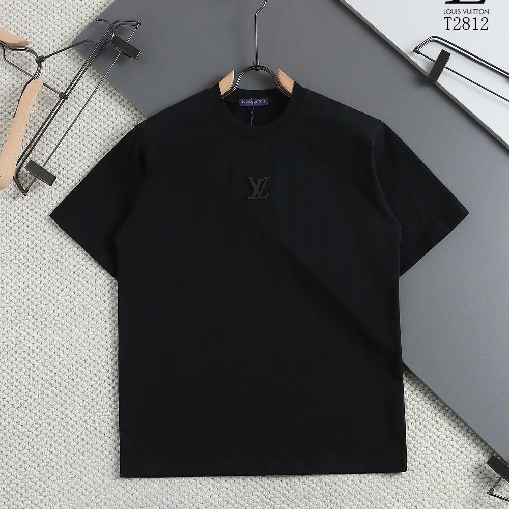 Classic embroidered patch print T-shirt