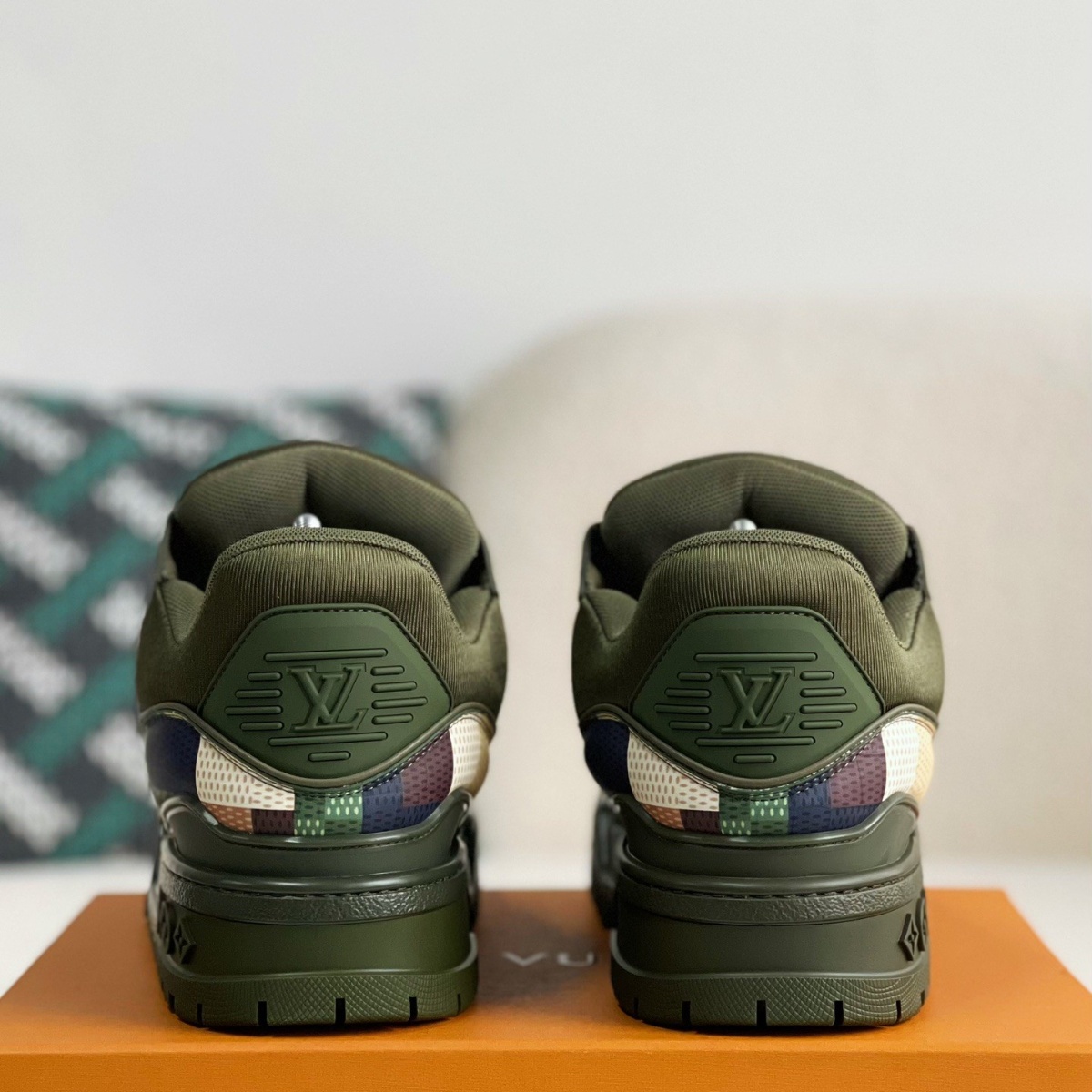 Ponta Mens Sports Sapatos Black Trainer Maxi