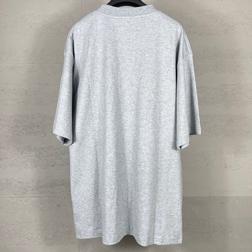 Cracked Letter Crease Short-Sleeved T-Shirt