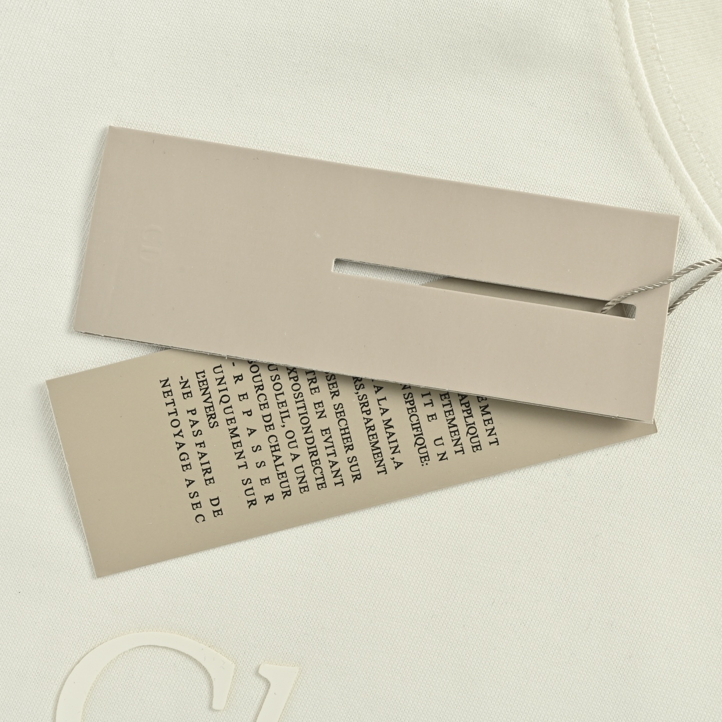 25ss shadow letter embroidered short-sleeved T-shirt