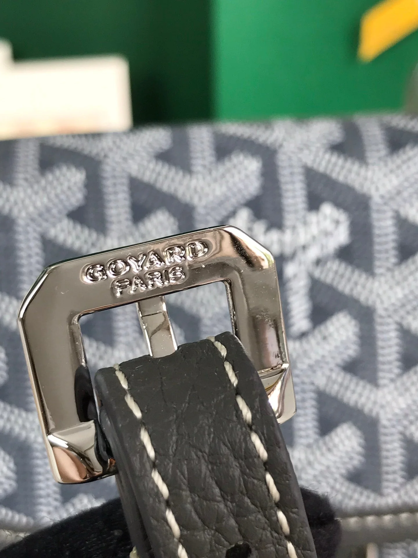 Grey Canvas Cosmetic Box