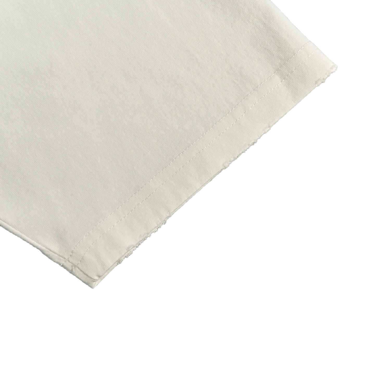 Inkjet ripped short-sleeved T-shirt