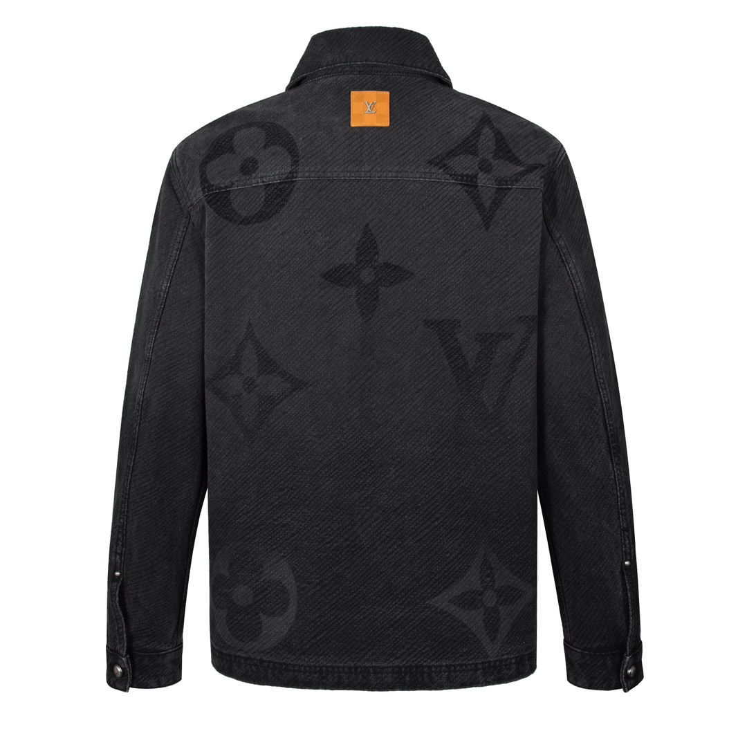 Gradient Logo Denim Jacket