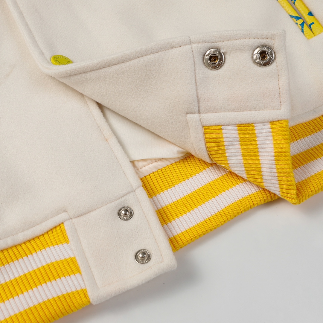 Men-s Varsity Leather Baseball Jacket