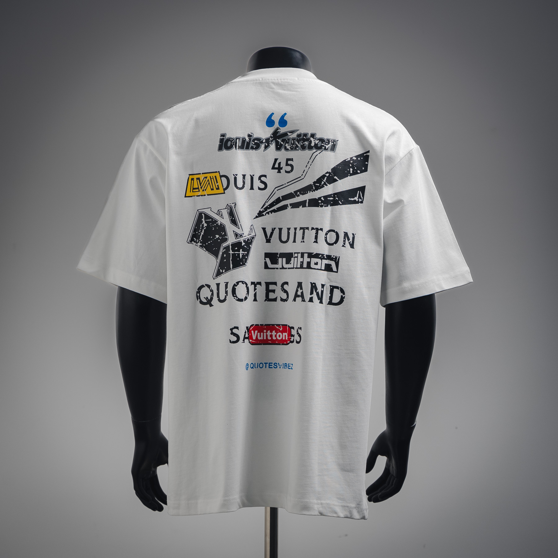 Cutout War Horse Appliqué T-Shirt